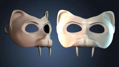 3D model Tiger Mask (STL)