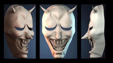 3D model Hannya Mask (STL)