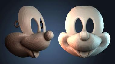 3D модель Маска Микки Мауса (STL)
