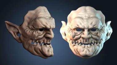 3D модель Маска демона (STL)