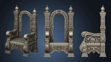 3D model Bishops Throne (STL)