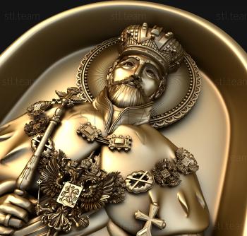 3D модель Святой Царь Николай (STL)