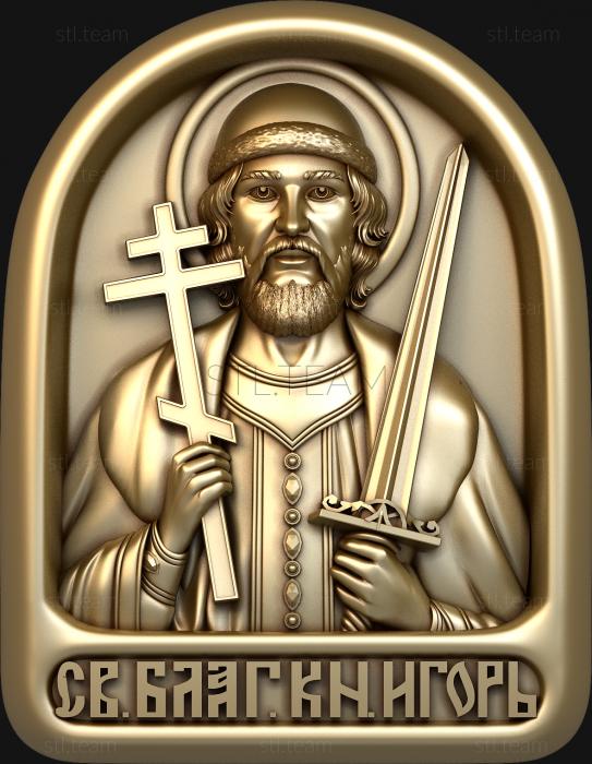 Мини-иконы Святой Благоверный Князь Игорь