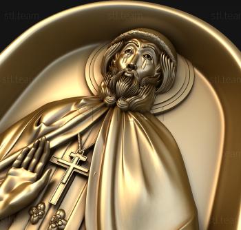 3D модель Святой Преподобный Виталий (STL)