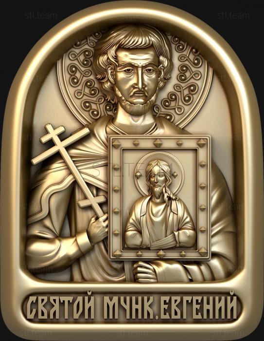 Мини-иконы Святой мученик Евгений
