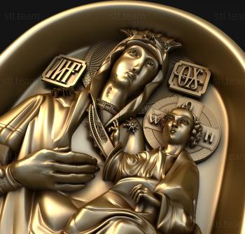 3D model Iverskaya mother of God (STL)