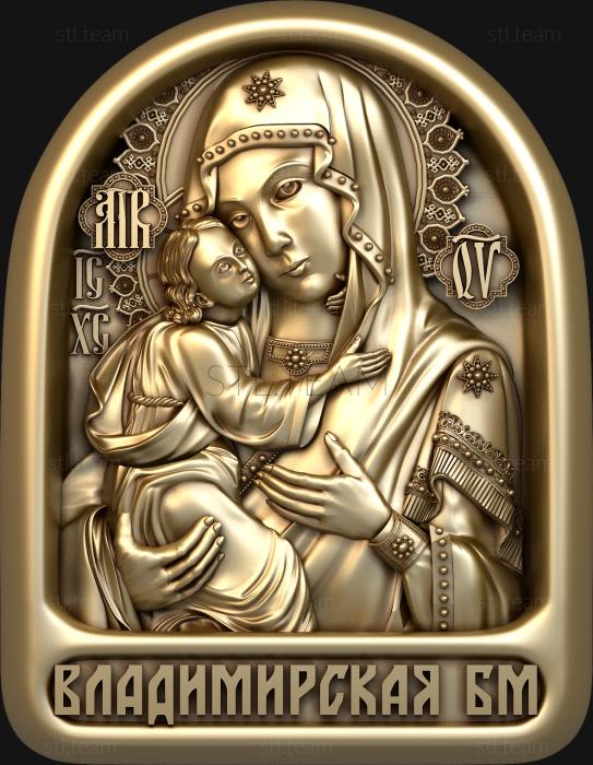 3D model Mother God of Vladimir (STL)