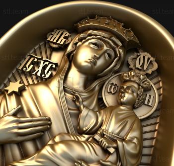 3D model Blessed Mother of God (STL)