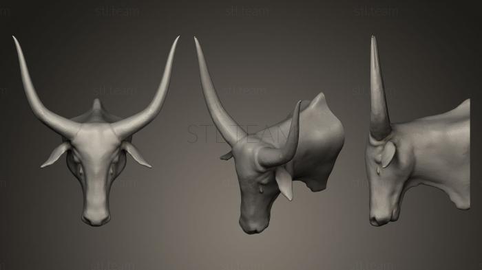 3D модель Скульптура плачущей коровы (STL)