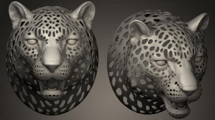 3D модель Отверстие в виде головы леопарда (STL)