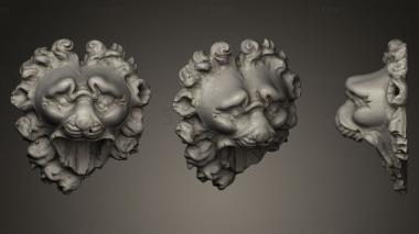 3D model Lions Head 17th c Johann Pfister (STL)