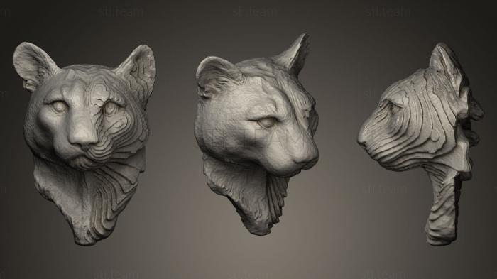 3D модель Tigress Mask (STL)
