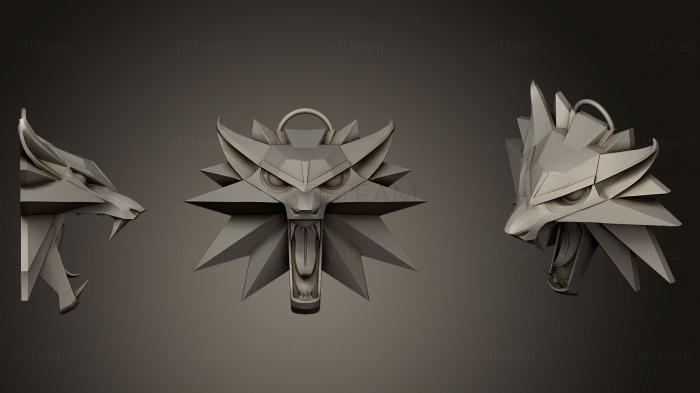 3D model Witcher Medallion Print ready (STL)