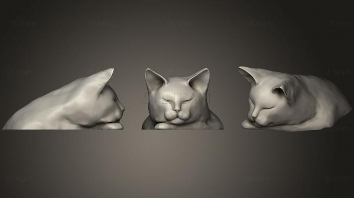 3D model Chat Dodo  Cat Sleeping (STL)
