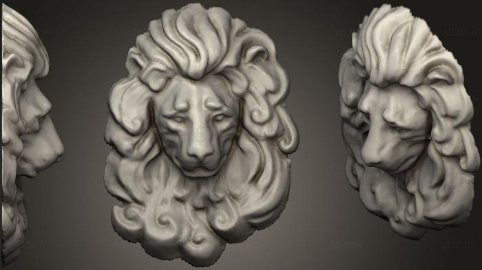 3D model Lion Fountain Head Repair And Reduction (STL)