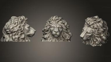 3D model Lion Pull Ball Chain Keychain Knob (STL)