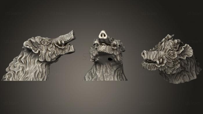 3D model Wild boar head sculpture Ld M (STL)