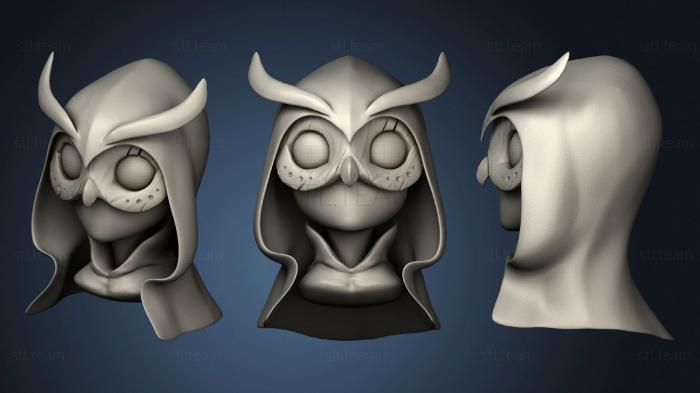 Hooded owl mask