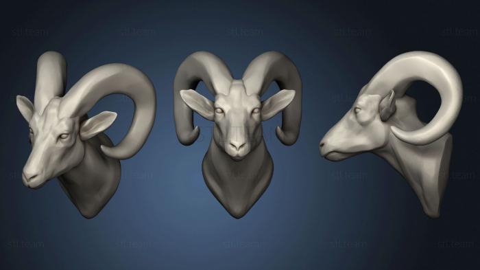 3D модель Рогатая Овца 2 (STL)