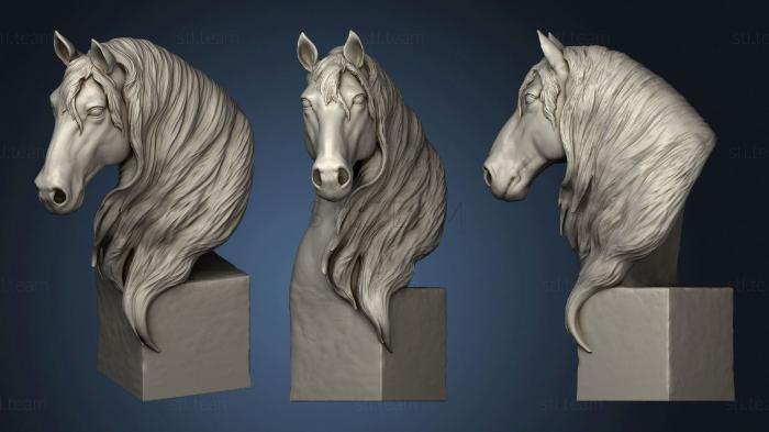 3D model Horse Bust (STL)