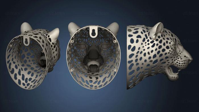 3D модель Голова леопарда (STL)