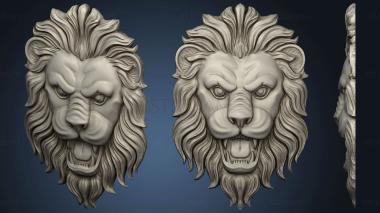 3D model Lion head (STL)