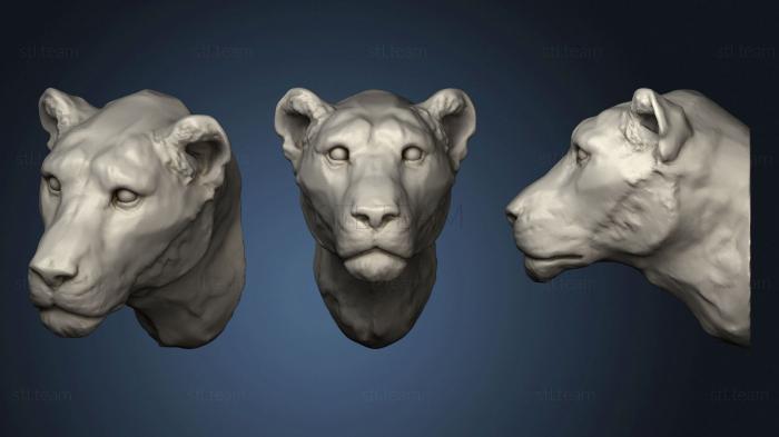 3D model Lioness 2 2 (STL)