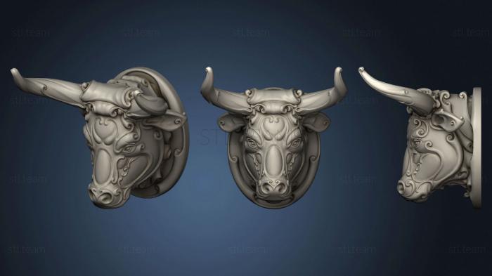 3D model Ornemental bull (STL)