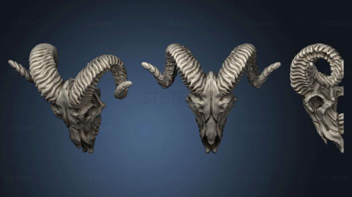 Маски и морды животных Ram Skull