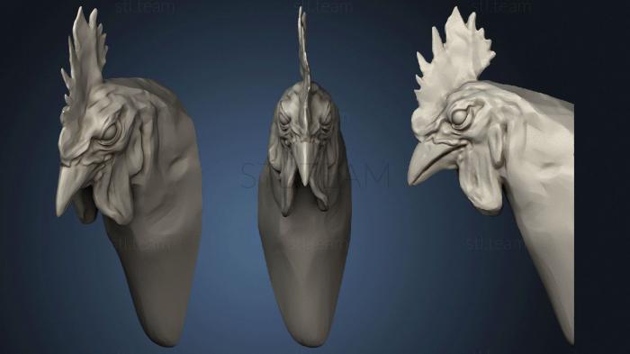 3D model Rooster 2 (STL)