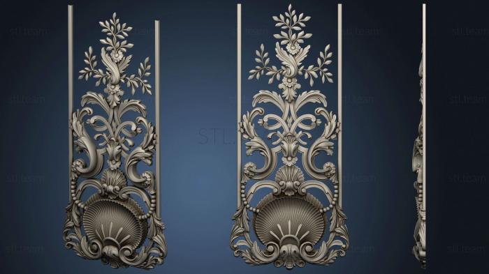 Накладки симметричные Резной декор двери
