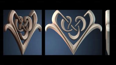 3D модель NAKLADKA_SIMETRICHNA_1584 (STL)