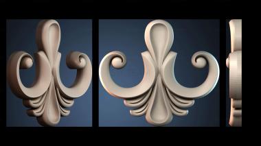 3D модель NAKLADKA_SIMETRICHNA_1865 (STL)