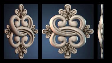 3D модель NAKLADKA_SIMETRICHNA_2000 (STL)