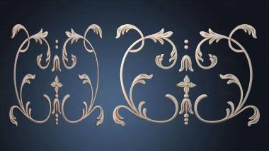 3D модель NAKLADKA_SIMETRICHNA_2036 (STL)