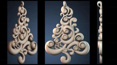 3D модель Изящный декоративный кулон (STL)