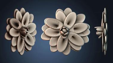 3D модель Цветочный абстрактный дизайн (STL)
