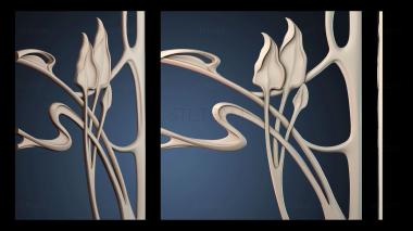 3D модель NAKLADKA_SIMETRICHNA_3976 (STL)