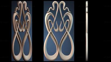 3D модель NAKLADKA_SIMETRICHNA_4560 (STL)