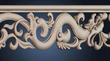 3D модель Узор Дракон (STL)