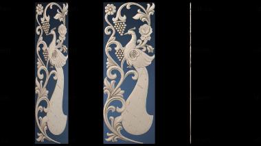 3D модель Узор декора павлин (STL)