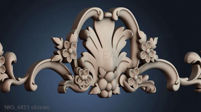 Накладки симметричные Узорчатый декор