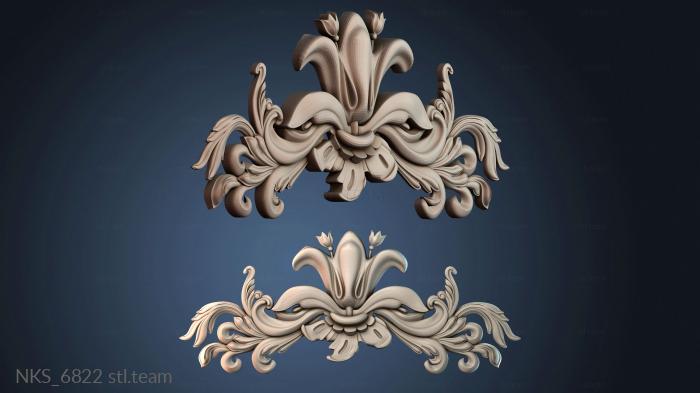 Накладки симметричные Узор декора