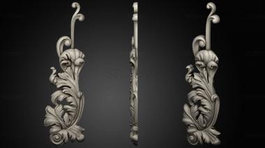 3D model Carved detail part of the fireplace (STL)