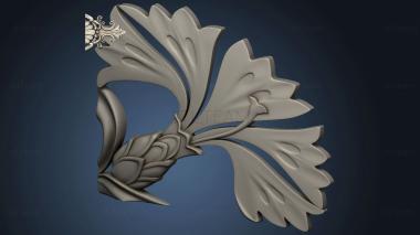 3D model Leaves of a flower 1929 (STL)