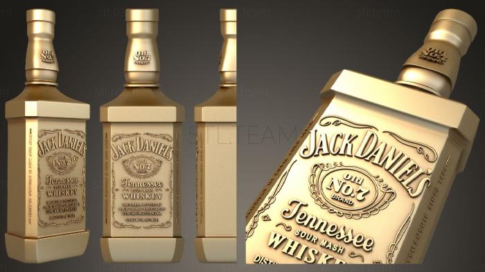 3D модель Виски Jack Daniels (STL)