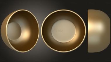 3D модель Посуда глубокая тарелка (STL)