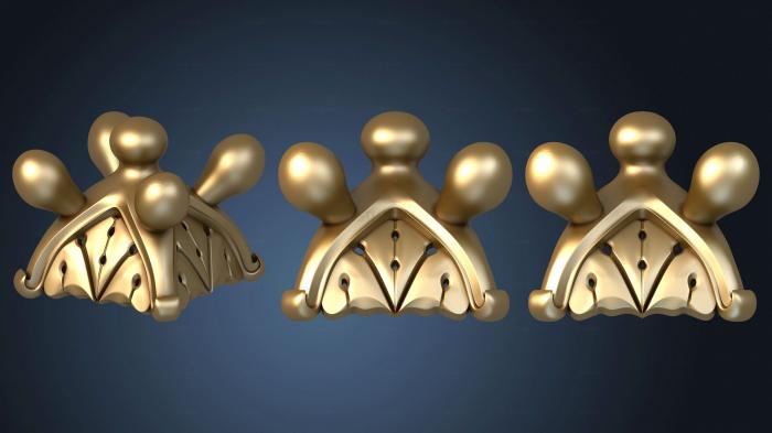 3D model Element of Gothic decoration finials (STL)