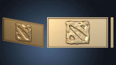 3D model Dota2 logo dota2 (STL)