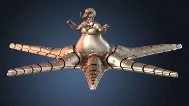 3D model Articulated Ursula (STL)